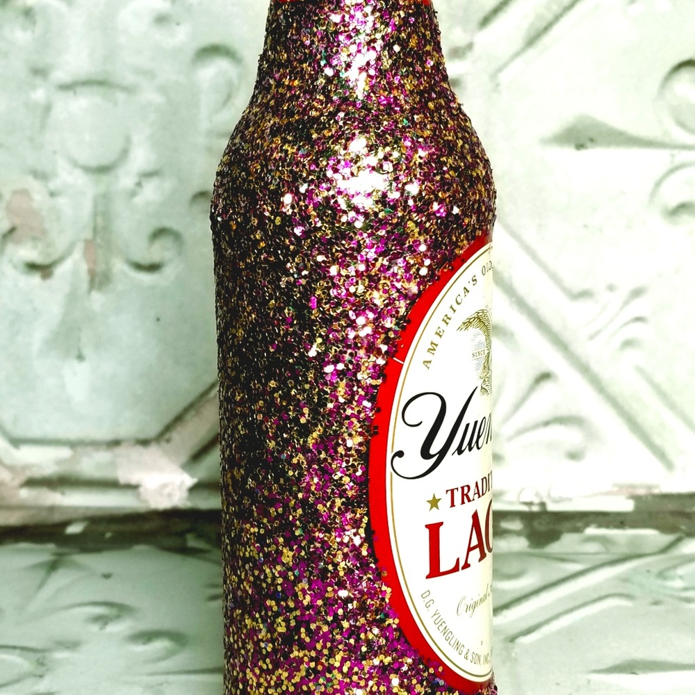 Glitter Upscaled Bling Yuengling Bottle (Empty)